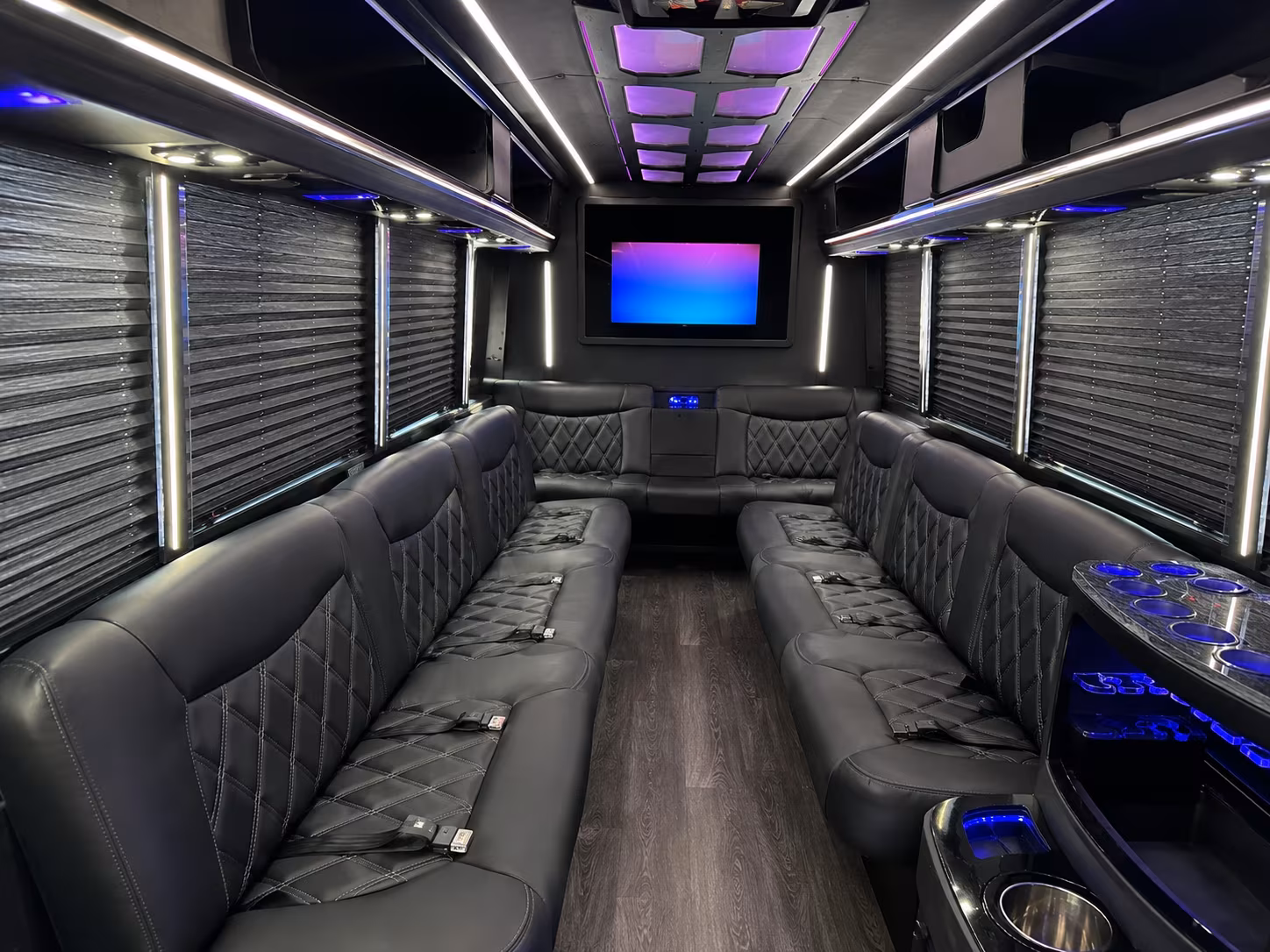 hit every photo stop in your macon party bus before the dance