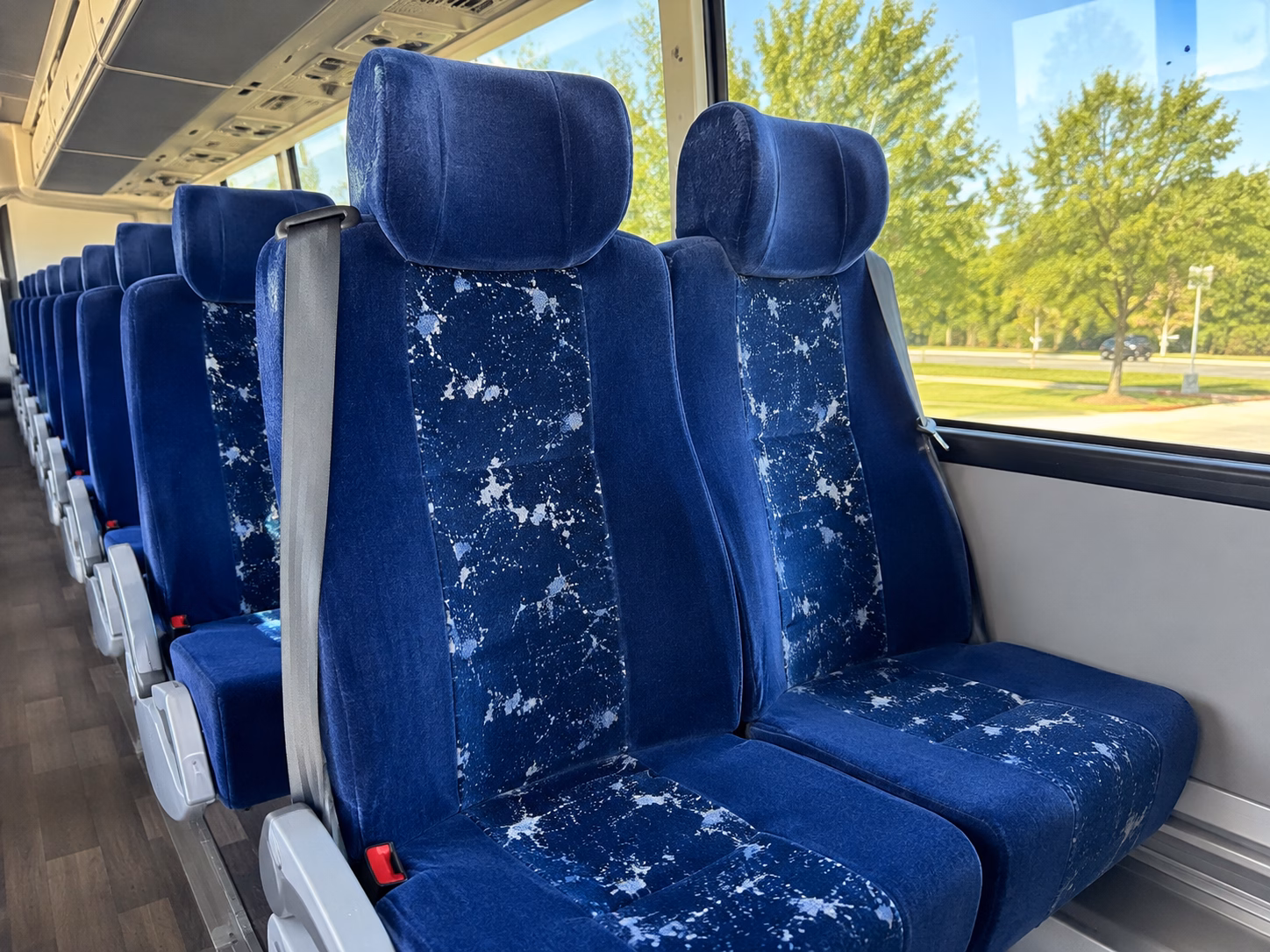 macon charter bus inside